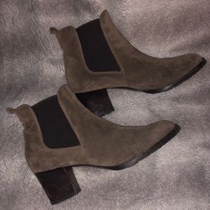 Tiffany Suede & Textile Aquatalia Bootie (smog)